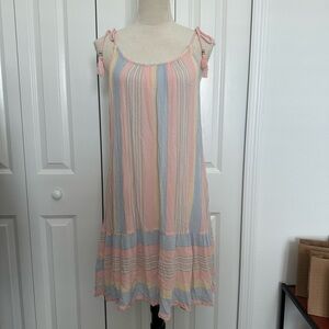 PJ Salvage Pastel Striped Summery Dress